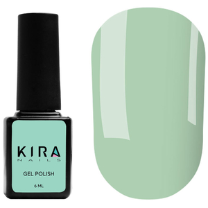 Гель-лак Kira Nails №025 (блідий салатовий, емаль), 6 мл