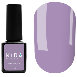 Гель-лак Kira Nails №085 (лілово-сірий, емаль), 6 мл
