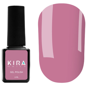 Гель-лак Kira Nails №092 (темно-бузковий, емаль), 6 мл