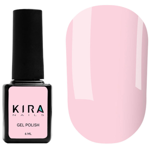 Гель-лак Kira Nails №140 (ніжно-рожевий, емаль), 6 мл