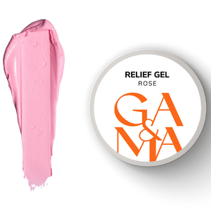 Гель паста для ногтей GA&MA Relief Gel Rose 5 г, Цвет: Rose