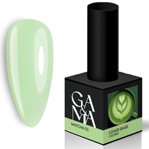 Цветная база GA&MA Cover base Colored 051 Matcha 15 мл, Объем: 15 мл, Цвет: 051