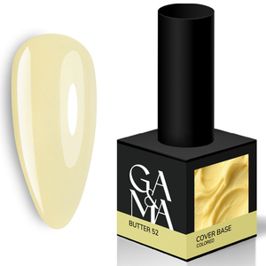 Цветная база GA&MA Cover base Colored 052 Butter 15 мл, Объем: 15 мл, Цвет: 052