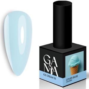 Цветная база GA&MA Cover base Colored 053 Ice Cream 15 мл, Объем: 15 мл, Цвет: 053