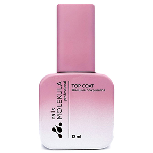 Molekula Top Coat Sticky Universal EO - универсальный топ с липким слоем, 12 мл