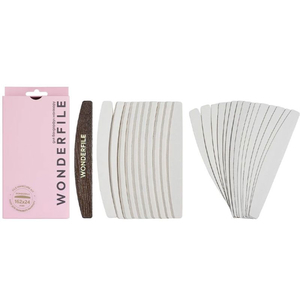 Набір для пилкового манікюру Wonderfile з дерев'яною основою 162x24 мм (26 шт/уп), Кількість: 26 шт, Розмір: 162x24 мм