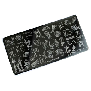 Пластина для стемпинга RichColor-134, Цвет: 134