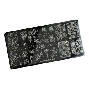 Пластина для стемпинга RichColor-135, Цвет: 135