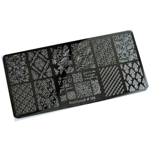 Пластина для стемпинга RichColor-136, Цвет: 136