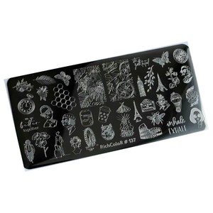 Пластина для стемпинга RichColor-137, Цвет: 137