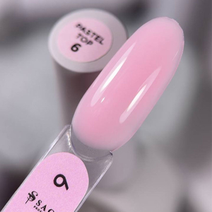 Топ без липкого шару SAGA Pastel Top №06 10 мл, Колір: 06