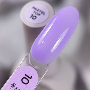 Топ без липкого шару SAGA Pastel Top №10 10 мл, Колір: 10