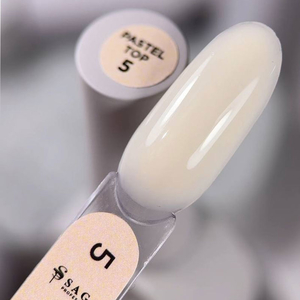 Топ без липкого шару SAGA Pastel Top №05 10 мл, Колір: 05