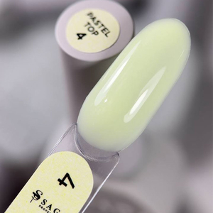 Топ без липкого шару SAGA Pastel Top №04 10 мл, Колір: 04