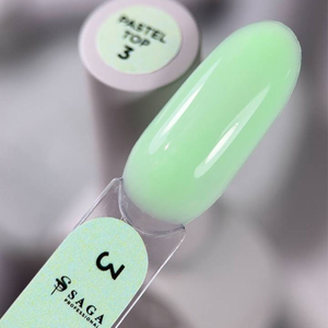 Топ без липкого шару SAGA Pastel Top №03 10 мл, Колір: 03