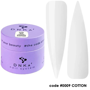 DNKa Гель-желе для ногтей Gelly Gel 0009 Cotton, 15 мл, Объем: -15 мл, Цвет: 0009