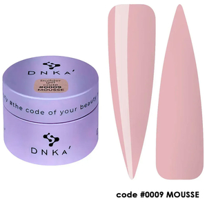 Гель для наращивания DNKa Builder Gel Mousse №0009 30 мл, Объем: -30 мл, Цвет: 0009