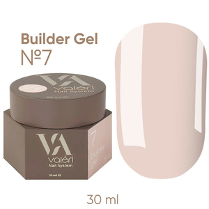 Гель для наращивания Valeri Builder Gel 7 30 мл, Объем: 30 мл, Цвет: 7