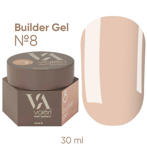Гель для наращивания Valeri Builder Gel 8 30 мл, Объем: 30 мл, Цвет: 8
