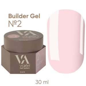 Гель для наращивания Valeri Builder Gel Nude 2, 30 мл, Объем: 30 мл, Цвет: 2