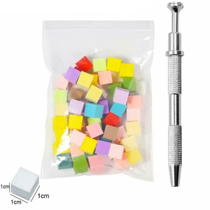 Скретч-ручка для дизайну омбре з набором спонжів 50 шт