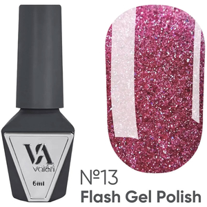 Гель-лак светоотражающий Valeri Flash №13 6 мл, Цвет: 13
