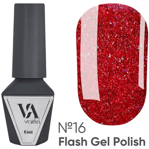Гель-лак светоотражающий Valeri Flash №16 6 мл, Цвет: 16