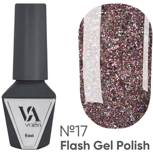 Гель-лак светоотражающий Valeri Flash №17 6 мл, Цвет: 17