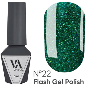 Гель-лак светоотражающий Valeri Flash №22 6 мл, Цвет: 22