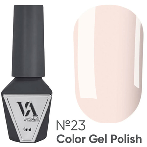 Гель-лак Valeri №023 (розово-бежевый, эмаль), 6 мл