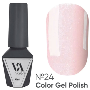 Гель-лак Valeri №024 (нежно-розовый, микроблеск), 6 мл
