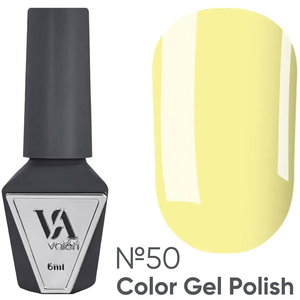 Гель-лак Valeri №050 (светло-желтый, эмаль), 6 мл