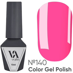Гель-лак Valeri №140 (розовый, эмаль), 6 мл