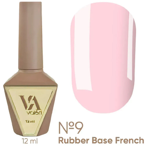 Valeri French base №009 (светло-розовый, эмаль), 12 мл, Объем: 12 мл, Цвет: 009
