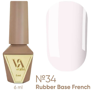 Valeri French base №034 (молочно-лиловый), 6 мл, Объем: 6 мл, Цвет: 034