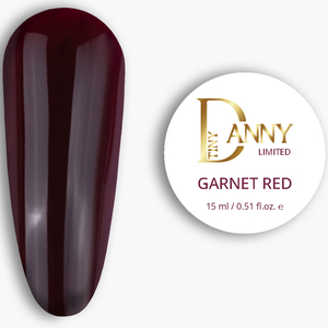 Гель для нарощування DANNY Builder Gel Garnet Red Limited 15 мл, Об`єм: 15 мл
, Колір: Garnet Red