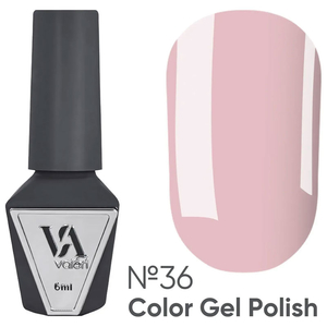 Гель-лак Valeri №036 (приглушений бузковий, емаль), 6 мл