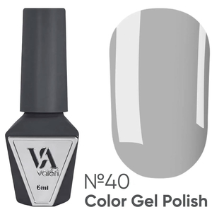 Гель-лак Valeri №040 (димчастий, емаль), 6 мл