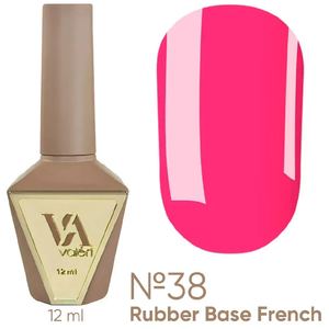 Valeri French base neon №038 (неоновая малина), 12 мл, Объем: 12 мл, Цвет: 038