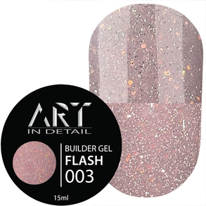 ART Builder Gel FLASH №003, 15 мл, Цвет: 003