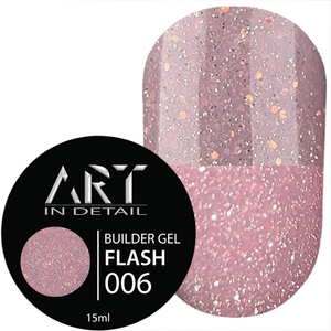 ART Builder Gel FLASH №006, 15 мл, Цвет: 006