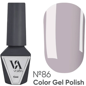 Гель-лак Valeri №086 (светлый лиловый эмаль), 6 мл