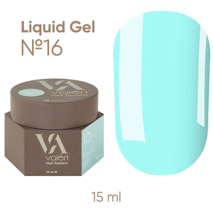 Гель Valeri Liquid Gel №016 15 мл, Объем: 15 мл, Цвет: 016