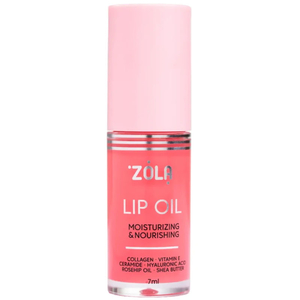 Олійка для губ ZOLA Lip Oil Pink Kiss рожева 7 мл, Колір: Pink Kiss