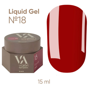 Гель Valeri Liquid Gel №018 15 мл, Объем: 15 мл, Цвет: 018