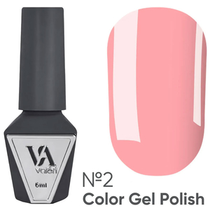 Гель-лак Valeri №002 (светло-розовый, эмаль), 6 мл