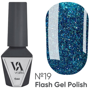 Гель-лак светоотражающий Valeri Flash №19 6 мл, Цвет: 19