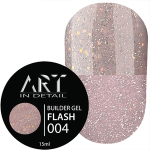 ART Builder Gel FLASH №004, 15 мл, Колір: 004