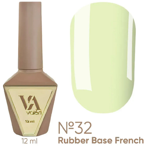 Valeri French base №032 (банановый желтый), 12 мл, Объем: 12 мл, Цвет: 032