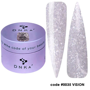 Гель для наращивания DNKa Builder Gel №0035 Vision 15 мл, Объем: -15 мл, Цвет: 0035